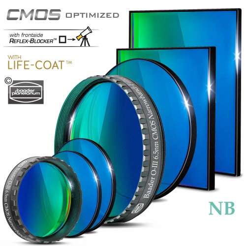 Filtro OIII 6.5 nm Optimizado CMOS Baader Planetarium