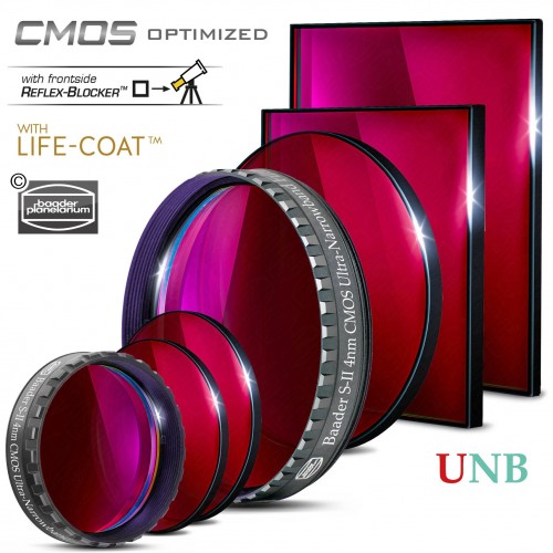 Filtro SII Banda Ultra Estrecha (4 nm) Optimizado CMOS Baader