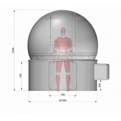 Cúpula para Observatorio 2m ScopeDome