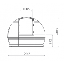 Cúpula para Observatorio 3m ScopeDome