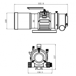 Refractor Triplete 76EDPH FPL-53 f/4.5 Sharpstar