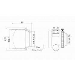 Reductor f/3.9 para Askar FRA400/FRA500