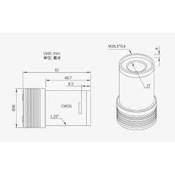 Cámara ASI 220MM Mini Monocroma ZWO