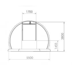 Cúpula para Observatorio 55M ScopeDome