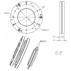 Corrector de Tilt para cámaras ZWO Versión II