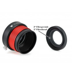 Aplanador 1.0x Refractores 80-155 mm Ajustable TS-Optics