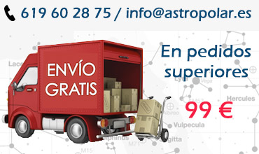 Tienda Telescopios Online con distribución a toda España. Envío gratis a partir de 99 €